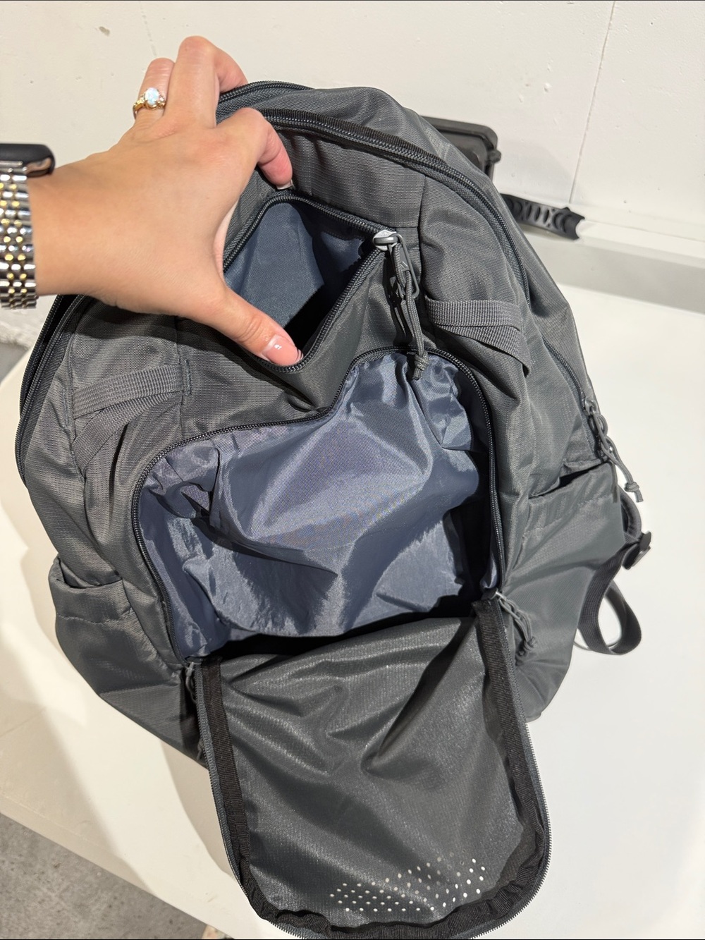 Adidas Grey Performance Backpack - Picture 6 of 9